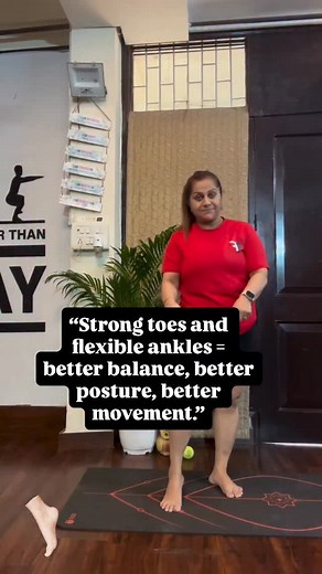 Fitness Freakers on Instagram: "Toe & Ankle Workout 🦶✨ Your feet are your foundation. Stronger toes and mobile ankles improve: ✔ Balance ✔ Stability ✔ Posture ✔ Knee & hip alignment ✔ Overall movement efficiency Add 5 minutes of toe curls, ankle circles, heel raises & towel scrunches daily. #ToeWorkout #AnkleWorkout #FootStrength #BalanceTraining #MobilityMatters #FitWithNiti #FootHealth #TrainerLife"