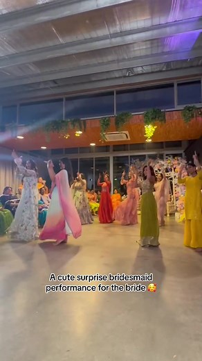 A Surprise Bridesmaid Performance at an Indian Wedding 🥰