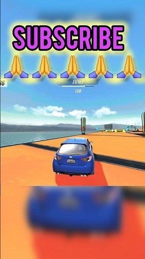 Car Stunt Racer Game 😵#cargame #gaming