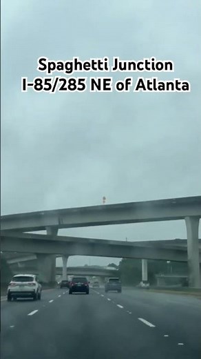 Driving Through Spaghetti Junction | I-285 & I-85 Atlanta
