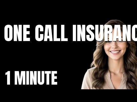 The Ultimate One Call Insurance Tutorial From Zero to Pro in 1 Minute