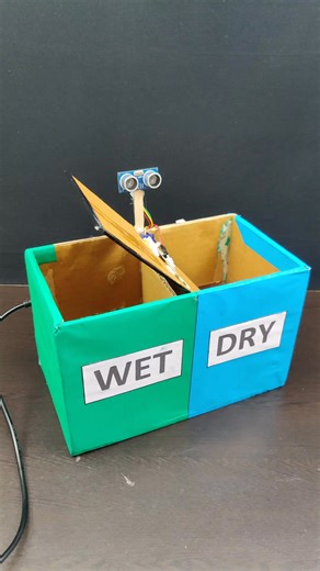53K views · 272 reactions | How To Make Wet and Dry Waste Management Project|| Smart Dustbin || Automatic Dustbin|| Arduino Working video uploaded on YouTube   https://youtu.be/uR4GKEjp7vI?si=VoZrNjM8SAkO72vC | Eazytronic Robotic Classes | Facebook