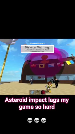 Lagged so bad!!! #roblox #robloxnaturaldisastersurvival #naturaldisastersurvival #robloxcommunity