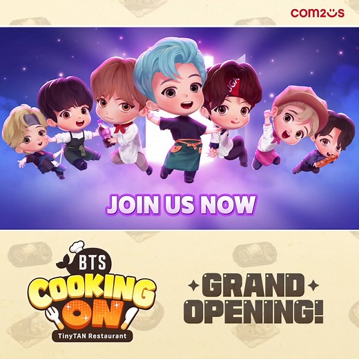 131K views · 739 reactions | #BTScookingon #TinyTAN Restaurant Reaches 1 Million Downloads! Now you can enjoy cooking with #BTS anytime, anywhere! Join the BTS Cooking On Launch Event today and stand a chance to win amazing prizes! Don’t miss out on the fun! #ad  Download now: https://btscookingon.onelink.me/gRbm/qg108kra  Launch Event details: https://linktr.ee/bcoevent | allkpop | Facebook