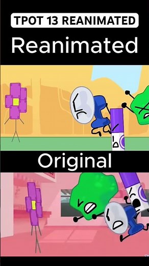 Tpot 13 fight scene reanimated #bfb #objectmayhem #artcommunity #animation #reanimation #bfdi
