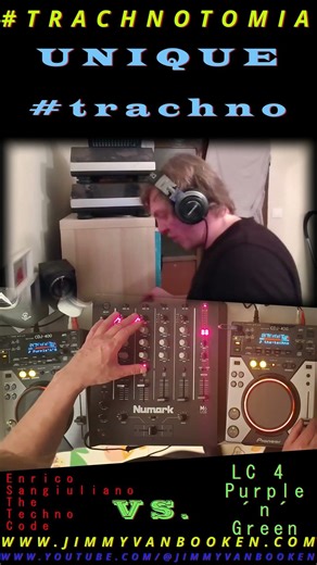 Enrico Sangiuliano - The Techno Code vs. LC 4 - Purple´n´Green #jimmyvanbooken