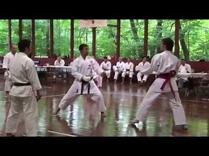 Shotokan Karate Master Camp 2011 Men's black belt kumite