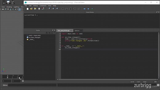 Maya Python - Executing a Script on a Time Change
