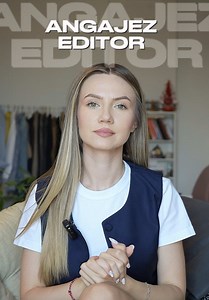 Anunț: Angajez editor social media – Aplică până pe 21 iunie 2026