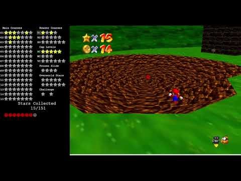 Super Mario 74 A Button Challenge: Bowser's Badlands Battlefield in 23 A Presses