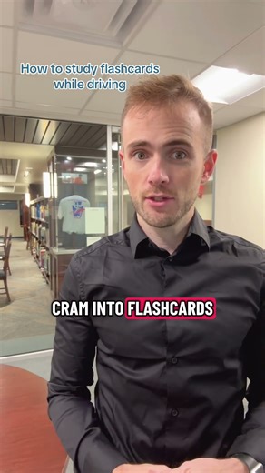 How to study flashcards while driving