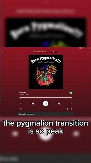 the scary jokes song transitions are so cool #music #spotify #transition #fypシ #fyp
