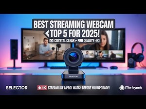 🔶Top 5: Best Webcams for Streaming in 2025 – Crystal Clear Picks!