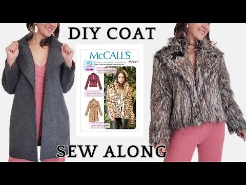 Sew a Classic Lined Coat | McCall’s 7847 Pattern Step-by-Step