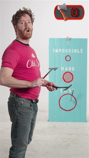 World’s Most Impossible Axe Throw!