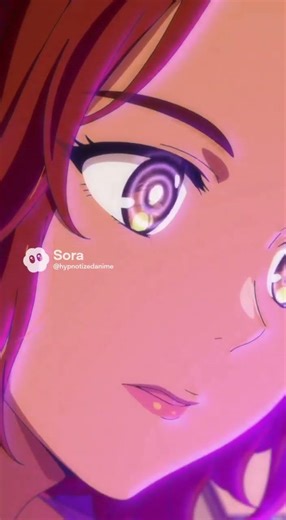 She showed her friend the show she voices in When hypnosis happens, her friend also gets entranced