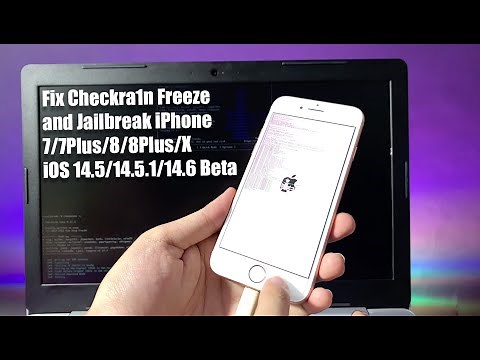 Fix Checkra1n FREEZE - Jailbreak iPhone 7/7Plus/8/8Plus/X on iOS 14.5/14.5.1 - Windows