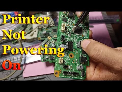 Epson L3110 L3115 L3150 Not starting and not printing Solution