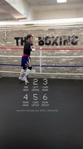 Shadowbox with SPEED like Manny Pacquiao… 🥊