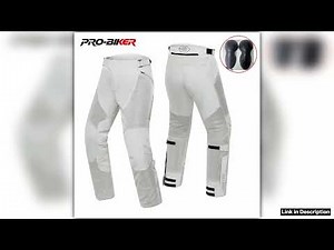 Summer Motorcycle Pants Man Mesh Lightweight Breathable Outdoor Motorbike Riding Pants With