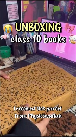 UNBOXING CLASS 10 BOOKS 😦📚 #pw #boardexams2025
