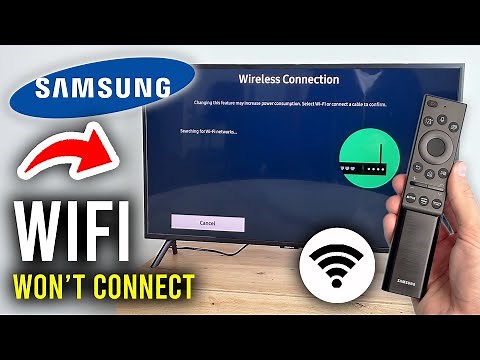 How To Fix Samsung Smart TV WiFi Not Connecting - Step By Step