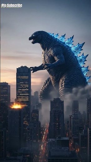 "Godzilla Awakens: Epic City Destruction in Stunning 4K Cinematic!"