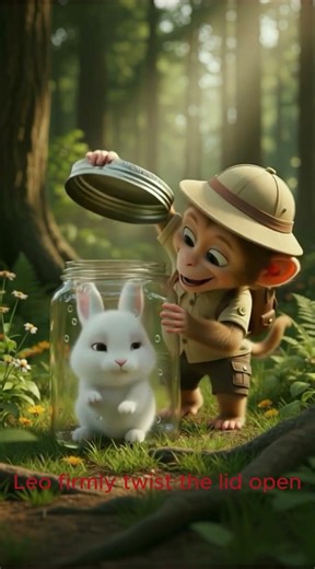 A Tiny Bunny Was Suffocating in a Jar… Until Leo Arrived! 😢