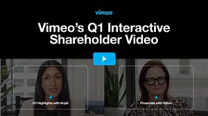 Vimeo Q1’23 Interactive Shareholder Video