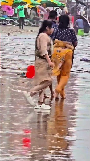 Romantic Beach Walk at Cox’s Bazar | Couple Moments & Ocean Waves