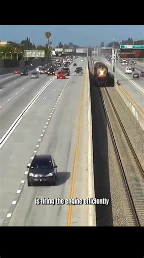 America's most dangerous traffic - steam trains running parallel to cars on the highway 﫣﫣﫣﫣﫣 #t_247 | Poetic Justice | Facebook