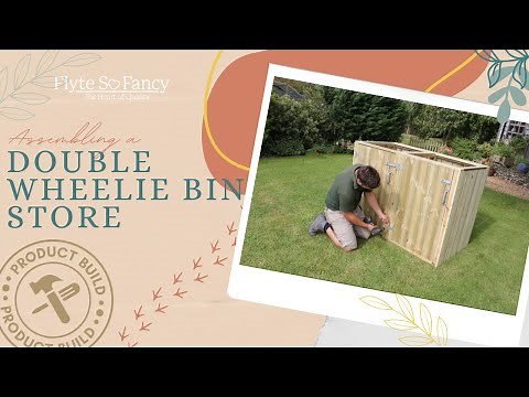 Wheelie Bin Storage Made Easy! How to Assemble a Double Wheelie Bin Store