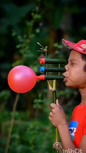 Amazing Bamboo Balloon Toy 😍 | 3 Color Magic DIY That Will Blow Your Mind 🤯” #shorts #viralshorts
