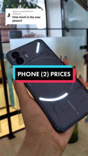 Phone (2) Prices Comparison: 8 128GB, 12 256GB, 12 512GB