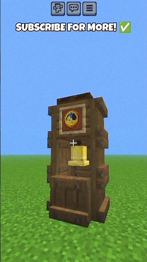 Grandfather Clock! | #shorts #minecraft