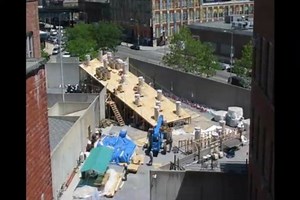 Public Farm 1 at PS1 time lapse construction video
