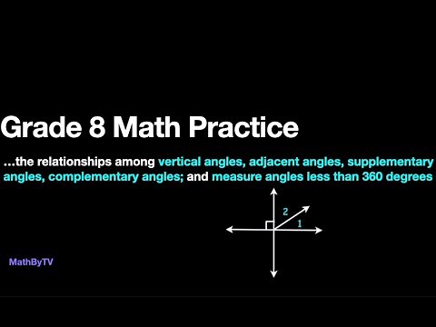 Grade 8 Math | Review Vertical, Adjacent, Supplementary, Complementary, and Reflex Angles
