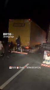 💢Na fila do acidente na Serra do Cafezal. Lamentável | BR116 - Régis Bittencourt