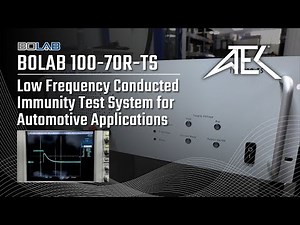 Low Frequency Conducted Immunity Test System for Automotive Applications, Bolab 100-70R-TS