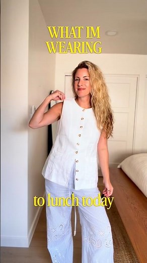 get dressed with me for lunch 🤍 | easy summer outfit #shorts