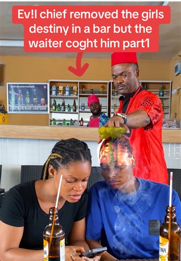 Ev!l chief removed the girls destiny in a bar but the waiter coght him part1
