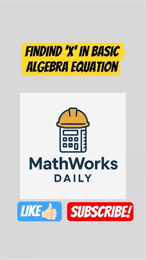How to Solve 2x + 5 = 9 in Seconds! 🔥 #MathWorksDaily #algebra #mathtutorial #learnmath