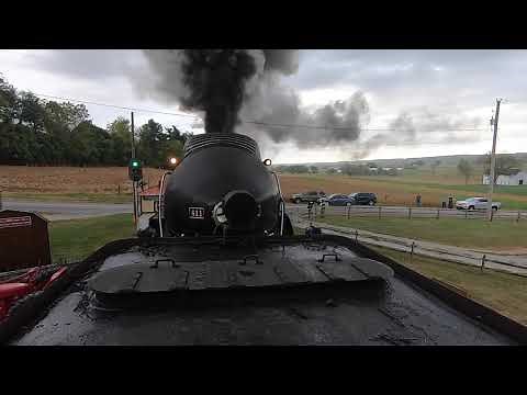 Norfolk & Western 382 and 611 Doubleheader Run By
