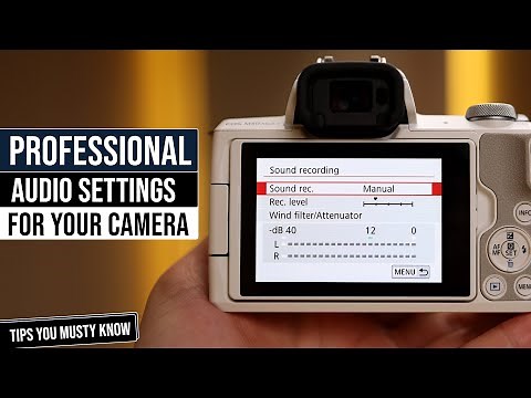 How To Record Professional Audio In DSLR & Mirrorless Cameras