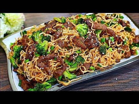 Beef and Broccoli Stir Fry Noodles Recipe - Easy Beef Stir Fry Noodles