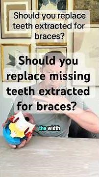 Should you replace missing teeth that Works extracted for braces? #SmallMouth #AirwayOrthodontics