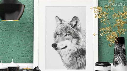 Wolf Prints: Minimalist Black and White Animal Wall Art (digital Download) - Etsy