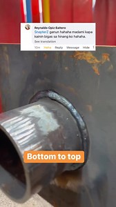 Fcaw welding pipe to plate fillet weld #migwelding #platewelding #fcaw #steelworks | SnapterZ