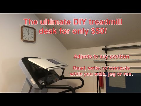 The Ultimate DIY treadmill desk! Skip the rest and start here.