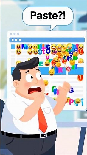 Office Comedy Short (24s): Copy/Paste Fail | Tiny Office Chaos #10